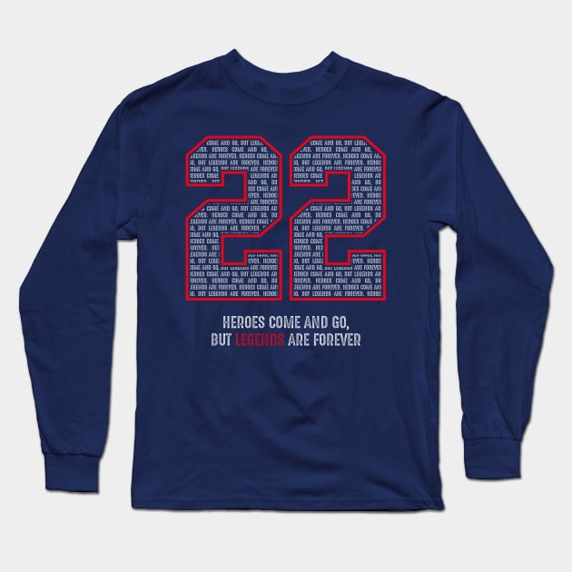 Drexler Basketball Legends "The Glide" Houston 22 Long Sleeve T-Shirt by TEEWEB